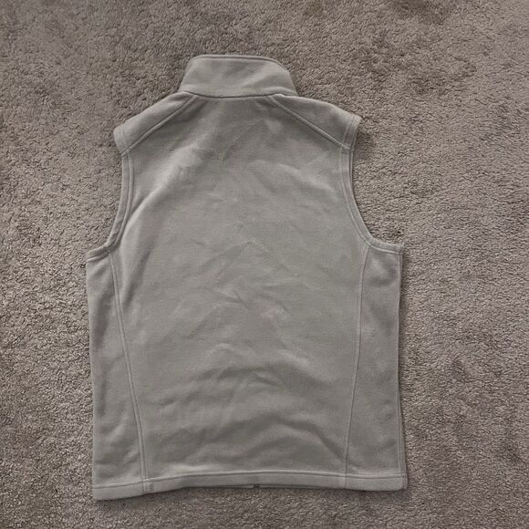 Columbia Fleece Vest Men’s M Sage Green Full Zip Outdoor Hiking Layering - Picture 7 of 7